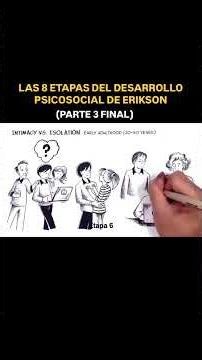 LAS 8 ETAPAS DEL DESARROLLO PSICOSOCIAL DE ERIKSON.