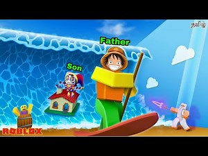 Roblox Escape The Tsunami Fun Gameplay in Tamil | Earth Gamer