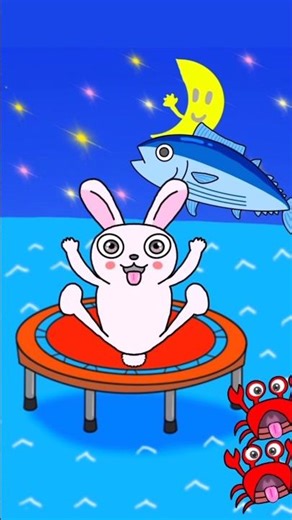 Trampoline #funnyanime #ショートアニメ