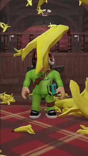 DOORS raining Banana Peels, Door Keys and El Goblino Plushies animation #shorts