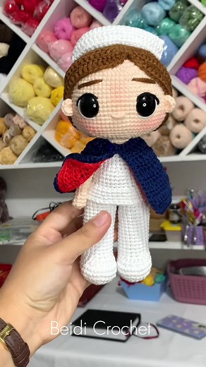 Amigurumi de Enfermera: Tutorial Paso a Paso