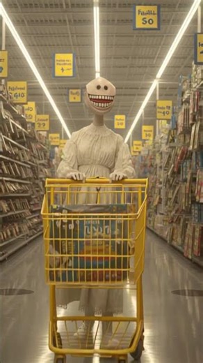 This Walmart Footage Is TERRIFYING 😳 #shorts #creepy #walmart