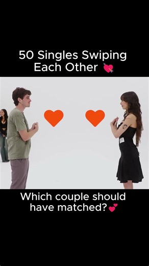 ❤️ or ❌ | 50 Singles Swiping Each Other 💘