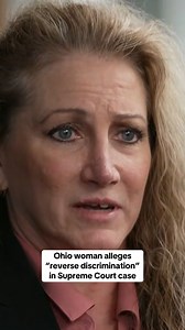 The Supreme Court appeared poised to side with an Ohio woman in her bid to revive a lawsuit alleging "reverse discrimination" after she said she was denied a promotion and demoted because she is straight. The case, known as Ames v. Ohio Dept. of Youth Services, centers on what a plaintiff alleging a violation of Title VII of the Civil Rights Act must show to make an initial case of employment discrimination. Marlean Ames, the woman who brought the case, describes her "humiliating" experience. | 