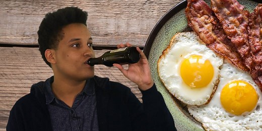 We tried Dogfish Head's breakfast beer made with coffee, syrup, and scrapple — here’s what it was like. | Insider Tech