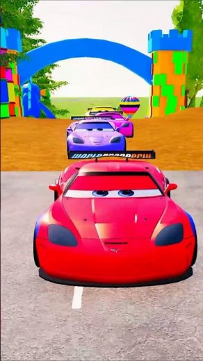 Cars McQueen Rusteze vs Cars mini Cars 😱