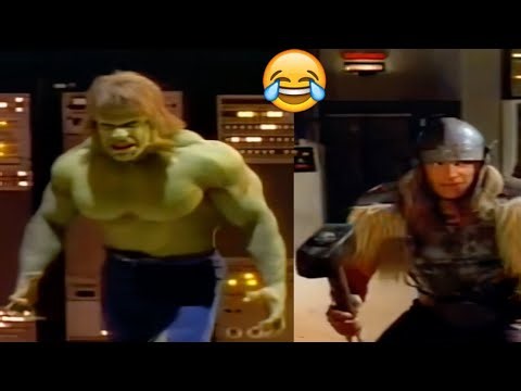 Incredible Hulk fights Thor | Incredible Hulk Returns Easter egg (1988)