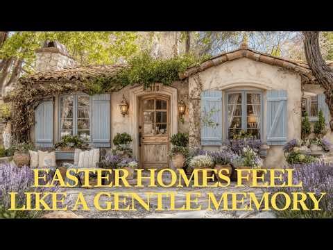 Why Lavender & Cream Make the Most Beautiful Easter Cottage | Vintage Spring Decor Ideas