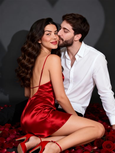 Couple Photoshoot with Capcut AI Filter ✨