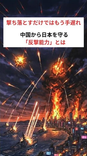 撃ち落とすだけではもう手遅れ。中国から日本を守る「反撃能力」とは #自衛隊 #政治 #shorts