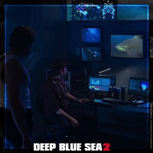 Going face to face with a bull shark is never a good idea. #DeepBlueSea2 | Deep Blue Sea