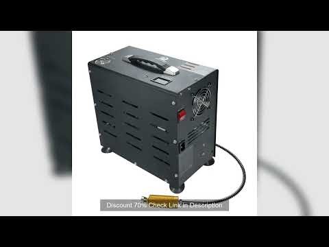 TUDIVING-4500Psi Diving Compressor,800W Dual-Cylinder PCP Air Compressor,High Pressure Compressor fo