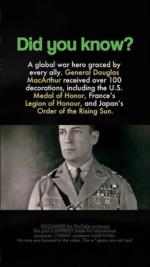 🏅 MacArthur: 100 Medals From Allies 🌍