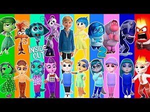 MY TALKING ANGELA 2 | 🌈 INSIDE OUT | Cosplay Makeover🔥🥰