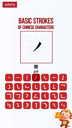 Basic Strokes of Chinese Characters for Confident Writing