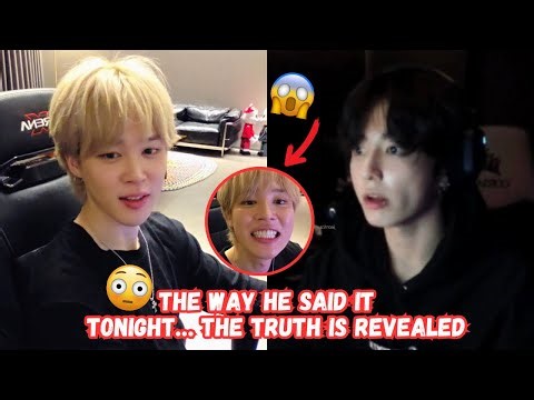 TONIGHT, 😭 Jimin FINALLY TALKED ABOUT HIS RELATIONSHIP WITH Jungkook LIVE! 🔥