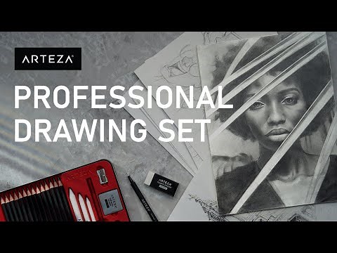 ✏️Arteza Professional Drawing Set, 33 Pieces