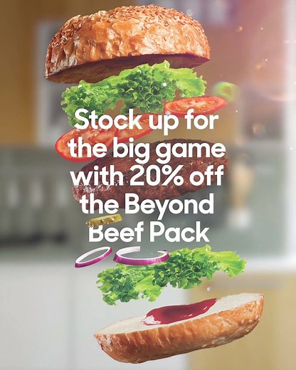 140 reactions · 18 comments | All those recipes you’ve been saving? It’s game time.  Pro tip: Bulk up for the big game with 20% off Beyond Beef packs! Today only. Order at shop.beyondmeat.com/products/beef-bulk-pack | Beyond Meat | Facebook