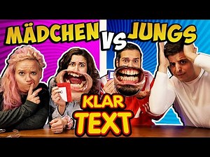 XXL MÄDCHEN VS. JUNGS CHALLENGE! Witzige Mundsperren Challenge! Wir sprechen "KLARTEXT"