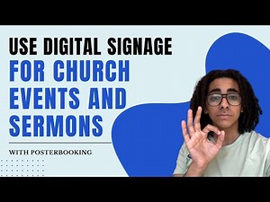 How to Use Digital Signage for Church Events and Sermons