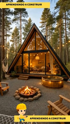 cabaña alpino en techo a doble altura, que te parece😎#reciclaje #palets #Diseñodeinterior #hogar #interiors #interiordesign #decoraciondeinteriores | Aprendiendo a Construir