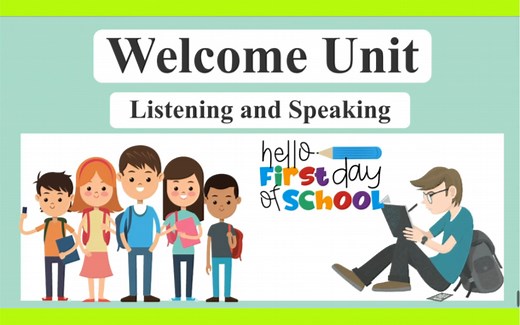 新人教版高一英语必修一welcome unitwelcomeListening and speakingGet to know new people
