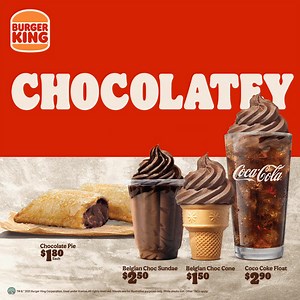 Every Burger King meal is made even more perfect with affordable add-ons, starting from $1.50. Whether you are Team Chocolate or Team Cheese, choose from a selection of sides that we have curated just for you. | Burger King Singapore