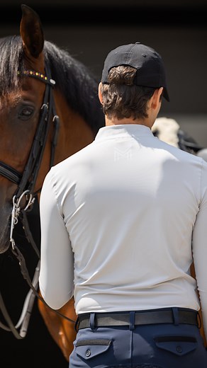 1.1K views · 1.1K reactions | Our Sunblocker Shirt is such an amazing basic for the summer. Available in two colours for men. #dressage #dressur #dressuur | Maximilian Equestrian | Facebook