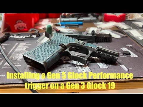 Full custom Glock 19 compact - modifying a Gen 5 Glock Performance trigger for a Gen 3 frame.