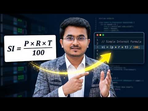 How to Turn a Real-World Formula into C Code |simple interest