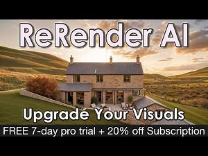 🚀 Upgrade Your Visuals with ReRender AI: FREE 7-day pro trial + 20% off subscription