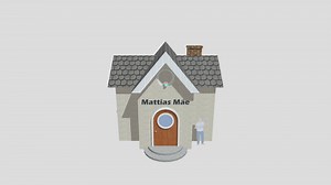 3d house (school project) - 3D model by mmae