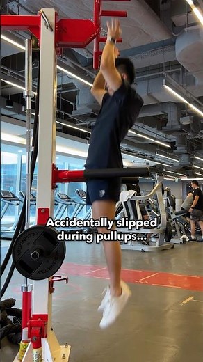 Accidentally Slipped During Pull-ups 😐