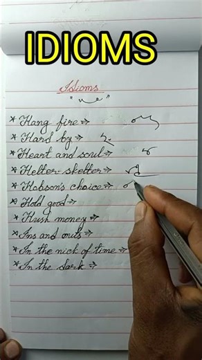 Idiom 10 |||| Legal Shorthand |||| #shorthand #shorts