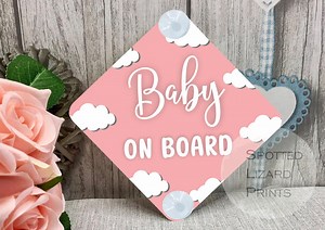 Baby on Board Car Sign - Baby on Board | Child on Board - Etsy