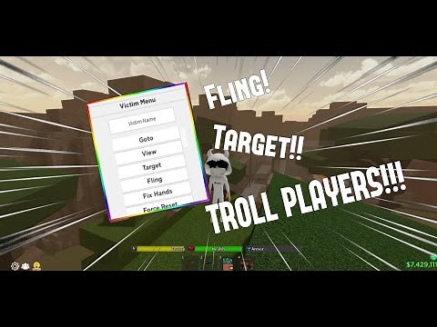 DaHood Script: VictimMenu (Target GUI) OP Fling, Target, Kill, View, AND MORE!!!