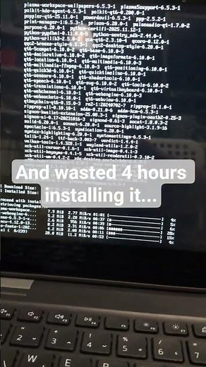 day 3 of calculating the digits of pi on the school laptop(day 1 with arch)#linux #pi #ubuntu #arch