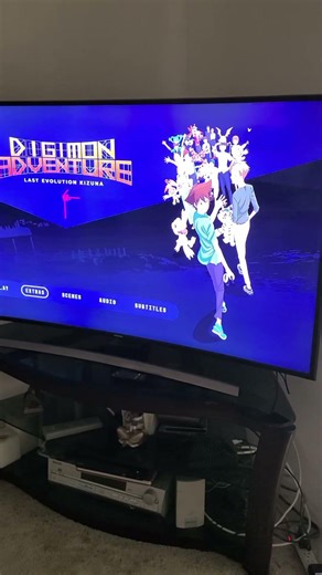 Digimon Adventure Movie Last Evolution Kizuna Blu ray menu!