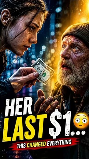 She Gave Her LAST Dollar… Then THIS Happened 😳 ‎#shorts #emotional #kindness