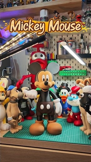 Mickey Mouse retro 3d print #elegoo #3dprinting