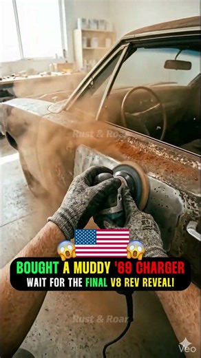 Restoring an Abandoned 1969 Dodge Charger R/T! (Hemi Orange Build) 🍊🇺🇸 #automobile