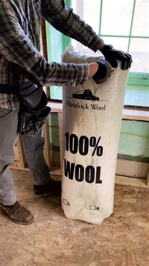 Sheep Shearing and Wool Insulation Installation Process