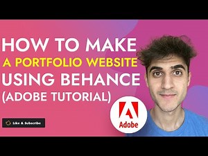 How to make a portfolio website using Behance (Adobe Tutorial)