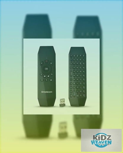 Simplecom RT150 2.4GHz Wireless Remote Air Mouse Keyboard with IR Learning