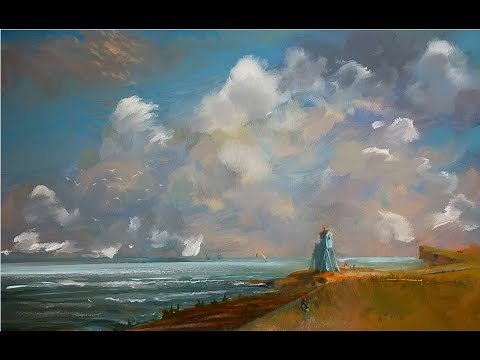 Use Painter Essentials 7 to create a seascape inspired by the work of John Constable