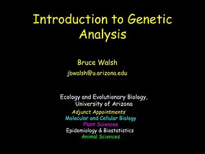 Introduction to Genetic Analysis - SlideServe