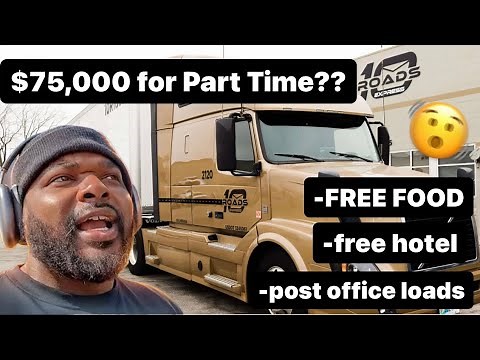 10 ROADS Express is paying over $75K for part-time drivers to deliver mail 🙌🏾💵💵 #trucking