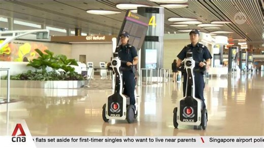 Airport Police trialling rideable, autonomous robot at Terminal 4