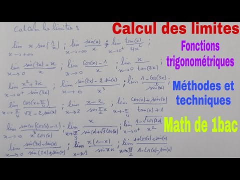 limites des fonctions trigonometriques.....math de 1bac sm et sx