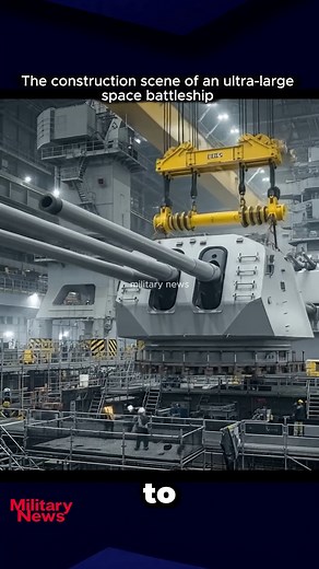 The construction scene of an ultra-large space bat | military news
